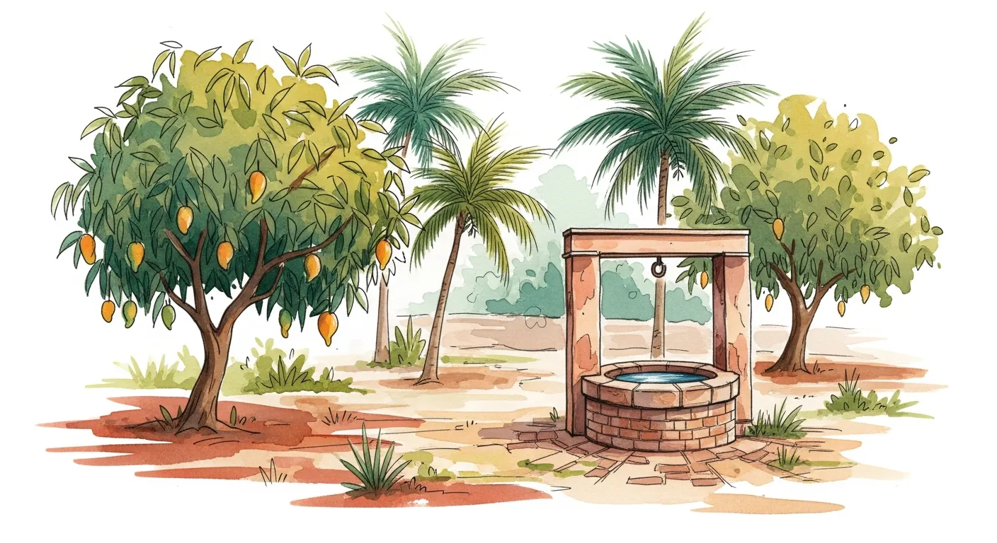 Ali's ancient garden and wells