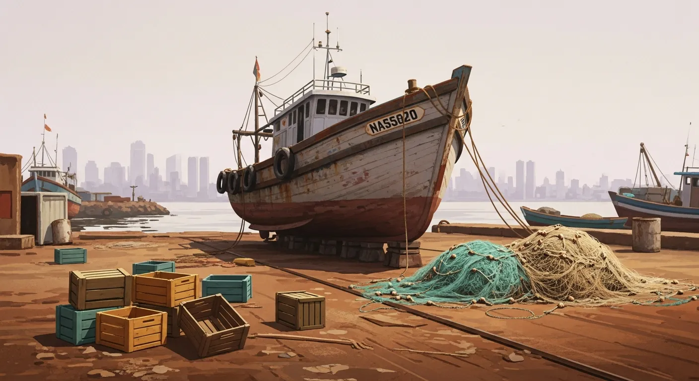 Investigating how the Koli community around Colaba's historic Sassoon Dock is economically struggling to preserve their unique traditional fish smoking and drying techniques ('bombil sukha') and associated recipes, amidst environmental concerns impacting local catches and growing competition from industrial seafood processing. — Colaba, Mumbai