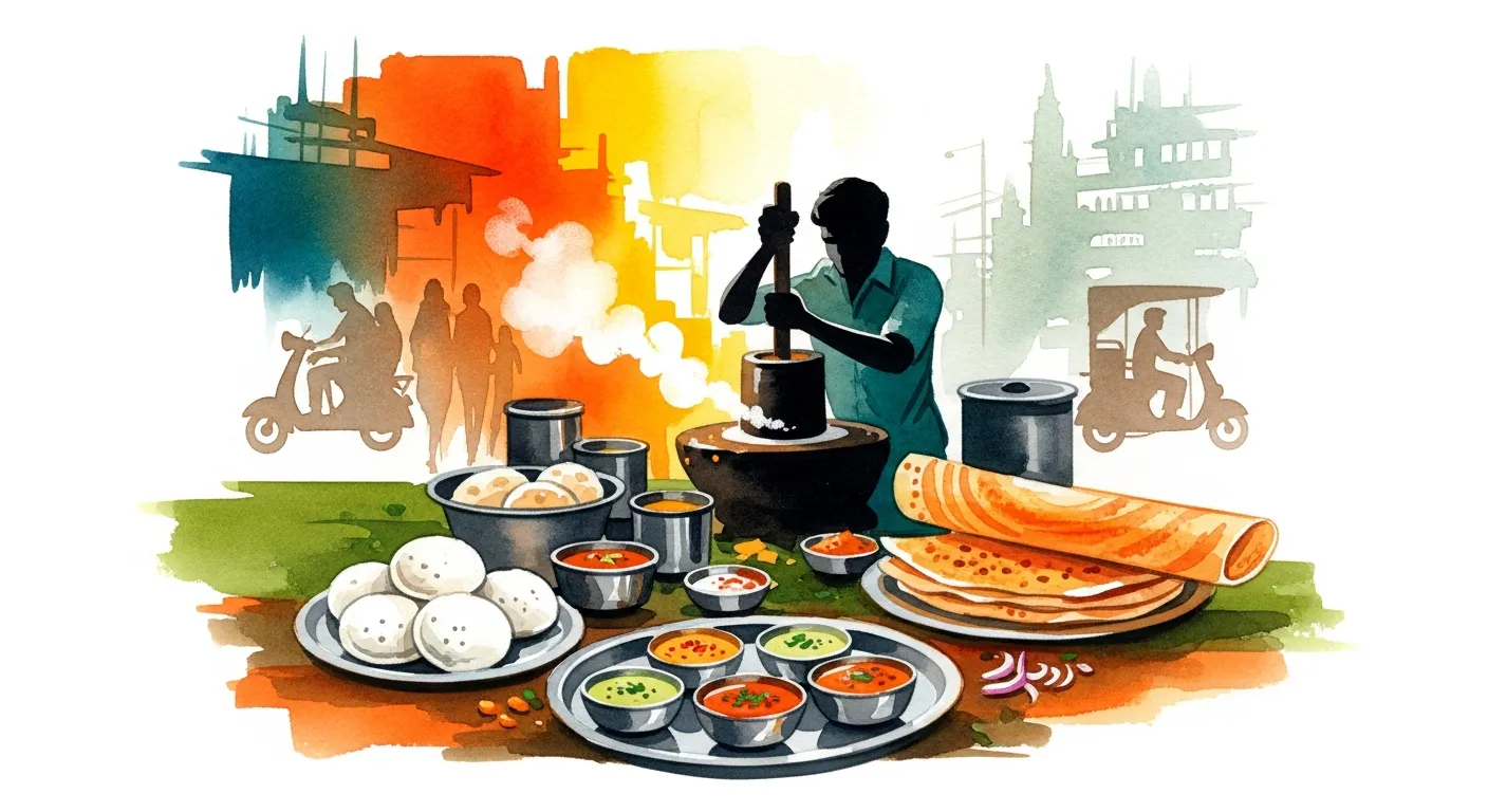 Investigating how the dwindling number of traditional hand-pounded masala vendors in Lalbaug's Koliwada market are economically struggling to compete with machine-ground, packaged alternatives, culturally risking the loss of bespoke spice blends integral to Koli cuisine. — Lalbaug Koliwada, Mumbai