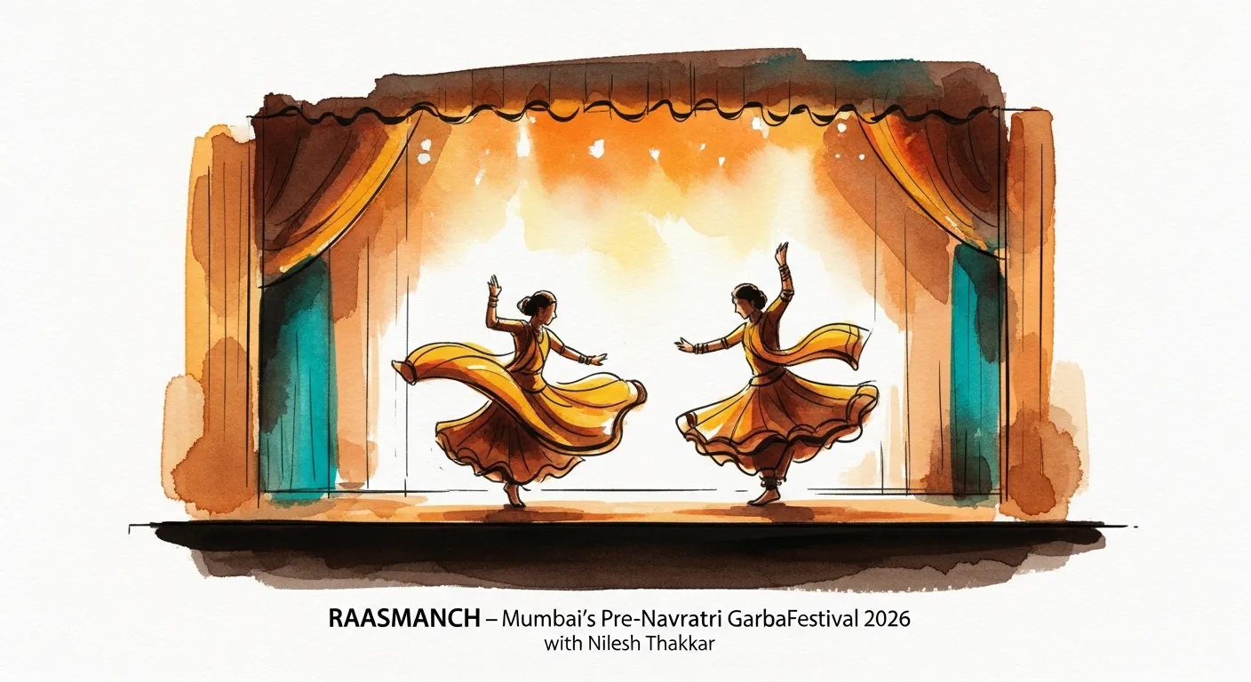 RAASMANCH – Mumbai's Pre-Navratri GarbaFestival 2026 with Nilesh Thakkar